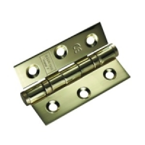 Wickes Grade 7 Fire Rated Ball Bearing Hinge Satin 75mm 2 Pa