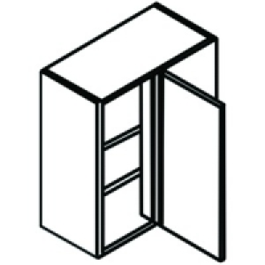 Casablanca Closed Corner Wall Unit 625mm
