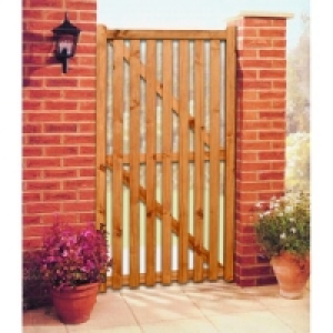 Wickes Softwood Framed Ledged & Braced Flat Top Timber Gate