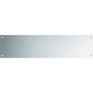 Wickes Finger Plate Aluminium 76x305mm £2.99
