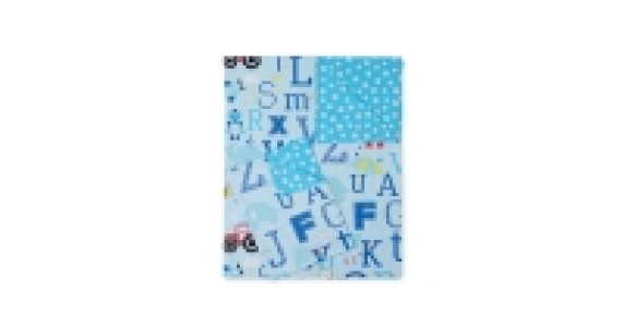 Alphabet Print Cot Bed Duvet Set &pound;6.99