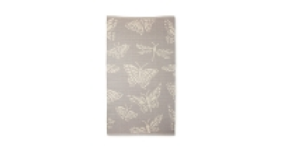 Grey All Over Butterfly Rug
