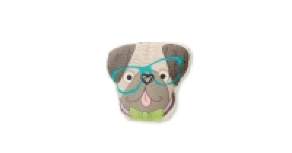 Hug My Pug Shaped Cushion