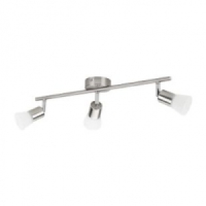 Philips Decagon LED 3 Bar Spotlight Chrome & Frosted Glass £44.99
