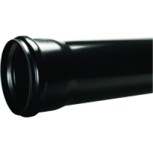 Wickes Soil Pipe Single Socket 2m Black £8.99