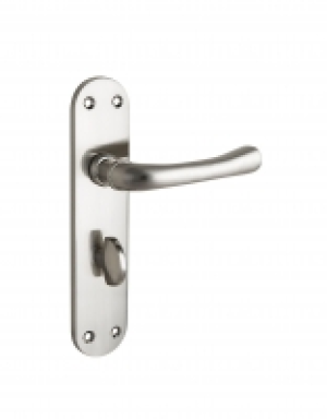 Wickes Gianni Bathroom Handle Satin Nickel Finish £10.68