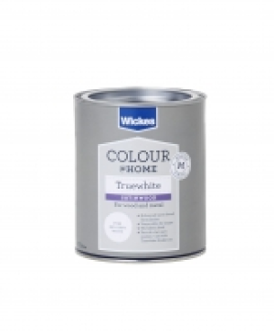 Wickes Truewhite Satinwood Paint Pure Brilliant White 750ml £12.99