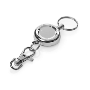 Wilko Badge Holder With Snap Hook Chrome £2.00