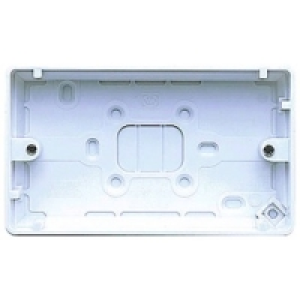 MK Surface Mounted Box Double 30mm K2142RPWH £2.03