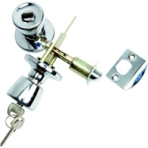 Wickes Entrance Door Knob Set Chrome
