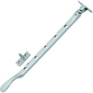 Wickes Victorian Style Window Casement Stay Chrome 254mm