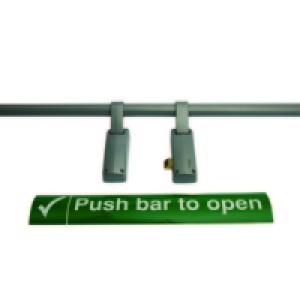 Briton 378LSE Panic Latch Silver Left Hand