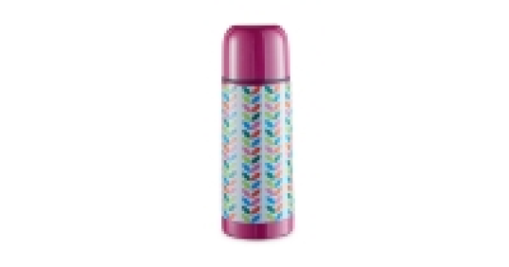 Bright Leaf Print Flask