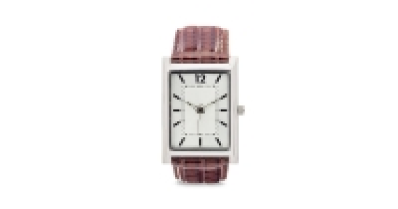 Square Silver Wristwatch
