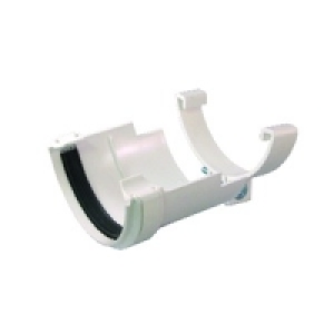 Roundline Gutter Adaptor Cast Iron White