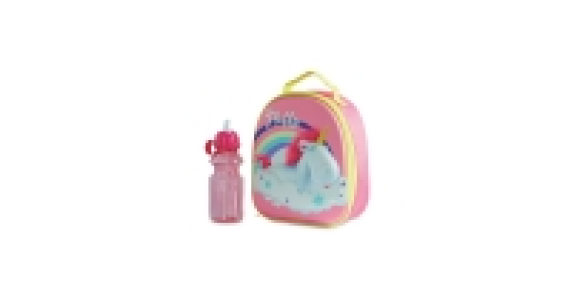 Fluffy Unicorn Lunch Bag & Bottle £7.99