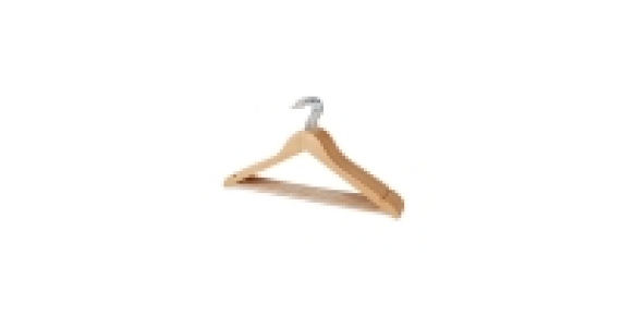 Wooden Clothes Hangers 6-Piece Set £2.49