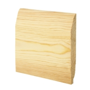 Wickes Dual Purpose Chamfered/Ovolo Pine Skirting 20.5 x 144
