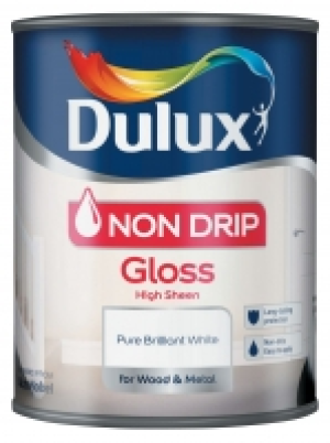 Dulux Non-drip Gloss Pure Brilliant White 750ml