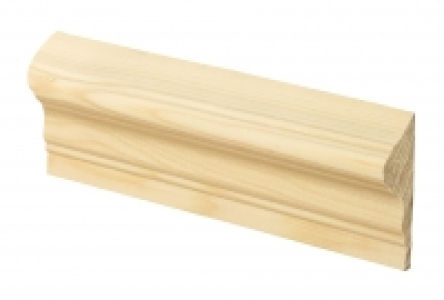 Wickes Pine Dado Rail 20 x 55 x 2400mm Pack 4