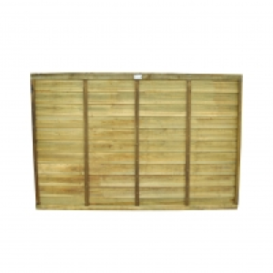 Wickes Pressure Treated Overlap Fence Panel 6ft x 4ft pk5