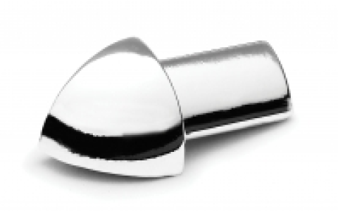 Homelux 8mm Quadrant Corners Silver PK2