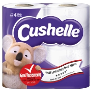 Cushelle 4 Toilet Rolls White £2.00