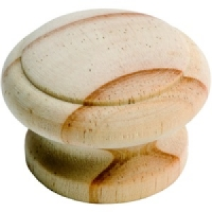 Wickes Denver Ring Knob Oak 41mm 2 Pack