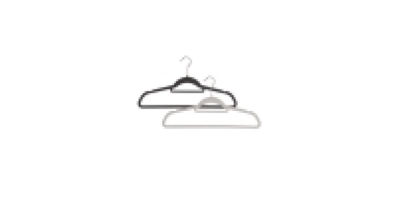 Flocked Coat Hangers £3.49