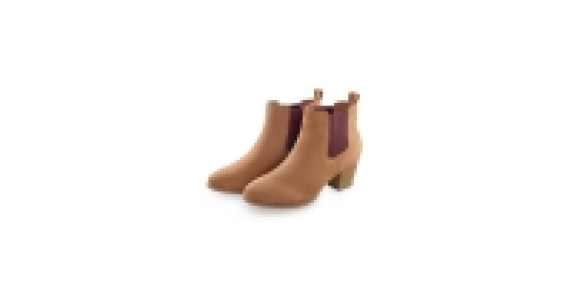 Tan/Maroon Ladies Chelsea Boots