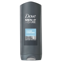 Wilko  Dove Body and Face Wash Men+Care Clean Comfort 250ml