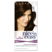 Wilko  Nicen Easy Non-Permanent Hair Dye No-Ammonia DarkWarm Brown