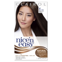 Wilko  Nicen Easy Permanent Hair Dye Natural Medium CoolBrown 5C