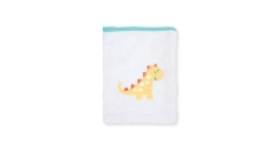 Hooded Dinosaur Print Baby Towel