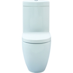 Wickes Trento Soft Close White Toilet Seat