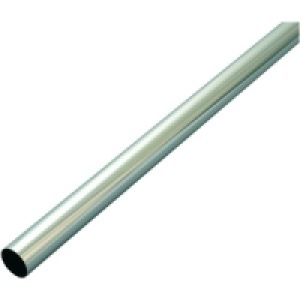 Wickes Multi Rail Tube Chrome 25mmx2.44m