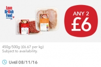 Cooperative Food  Co-op British Chicken Breast Fillets 450g/Beef Mince 12% Fat