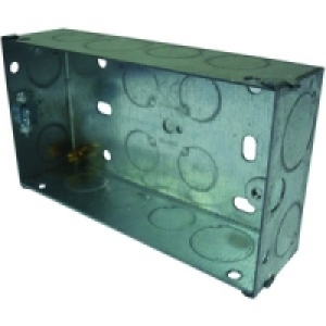 Metal Box 2 Gang 35mm PK6 £3.55