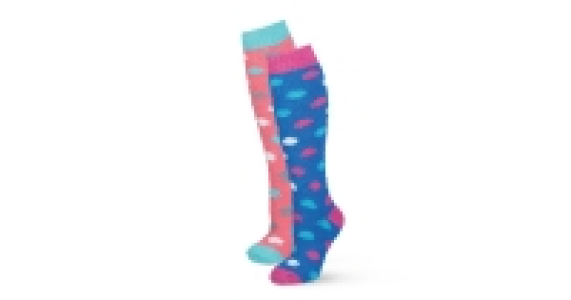 Ladies Spotty Fluffy Socks £4.99