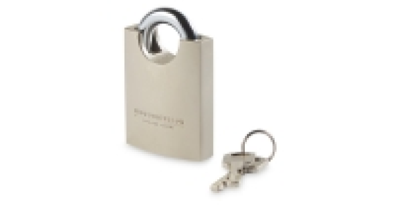 Shrouded Steel Heavy-Duty Padlock