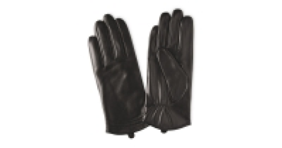 Curved Cuff Ladies Leather Gloves