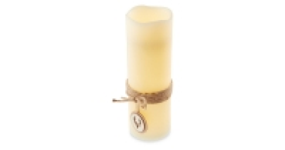 LED Sisal Reindeer 30cm Candle