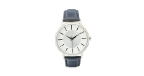 Silver and Black Wristwatch