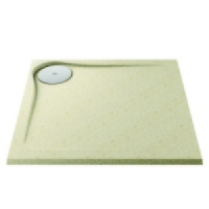 900 x 900 Square Ultra Low Tray Tan