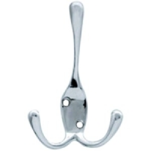 Wickes Three Prong Hook Chrome £3.28