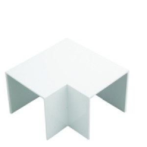Flat Angle 50x70x70mm White PK2