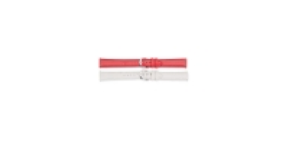 Ladies Red and White Watch Strap
