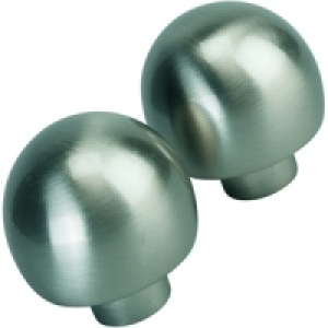 Wickes Ottowa Ball Knob Satin Nickel 32mm 2 Pack