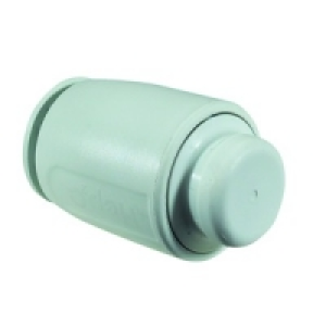 22mm Demountable Stopend White Push-Fit