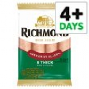 Richmond 8 Thick Pork Sausages 454G £2.00